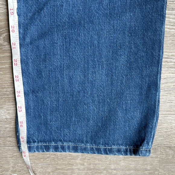 FRAME Denim Le Jane Atrium Crop Jean In Blue 30 - Picture 9 of 13